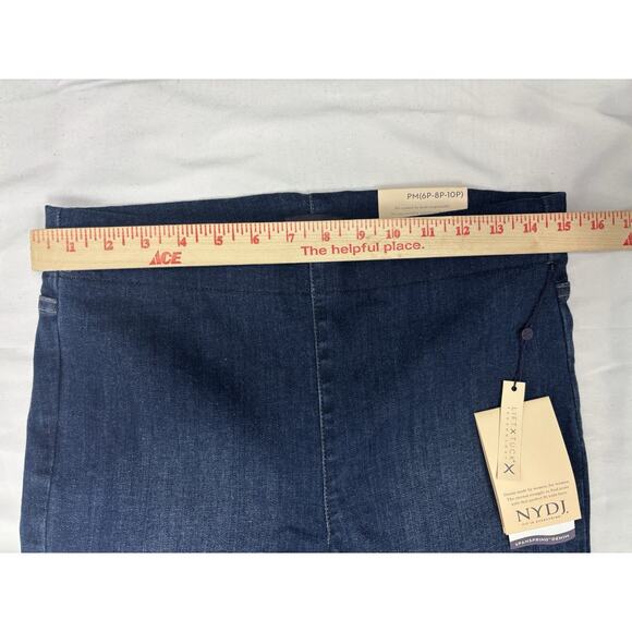 NYDJ Jeans Women’s PM (6P-8P-10P) Pull On Marilyn Straight Lift Tuck Denim NWT - Picture 3 of 7